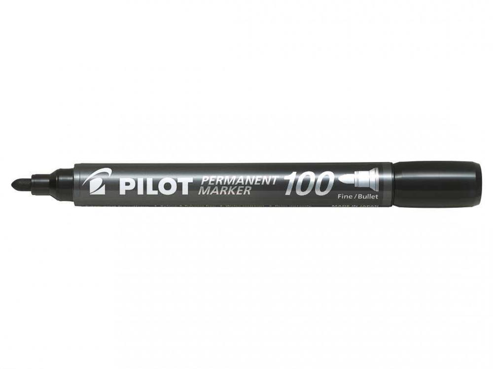 Pilot Black Conic Point Permanent Marker Sca-100-B