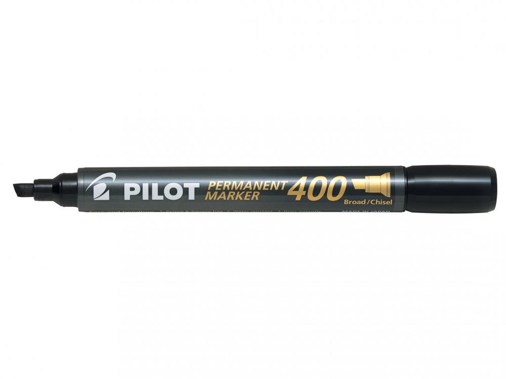 Pilot Black Bevelled Point Permanent Marker Sca-40