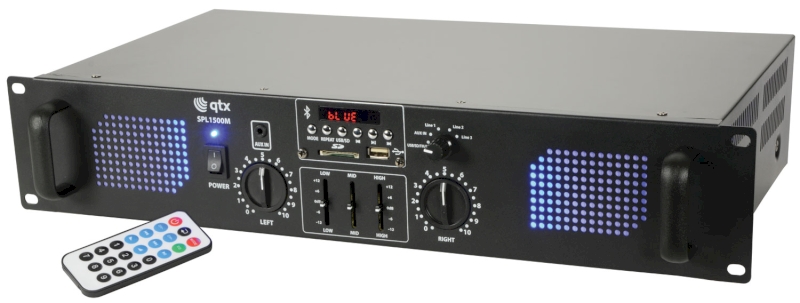 Amplificador Stereo Spl Com Bluetooth+Usb /Sd/Fm