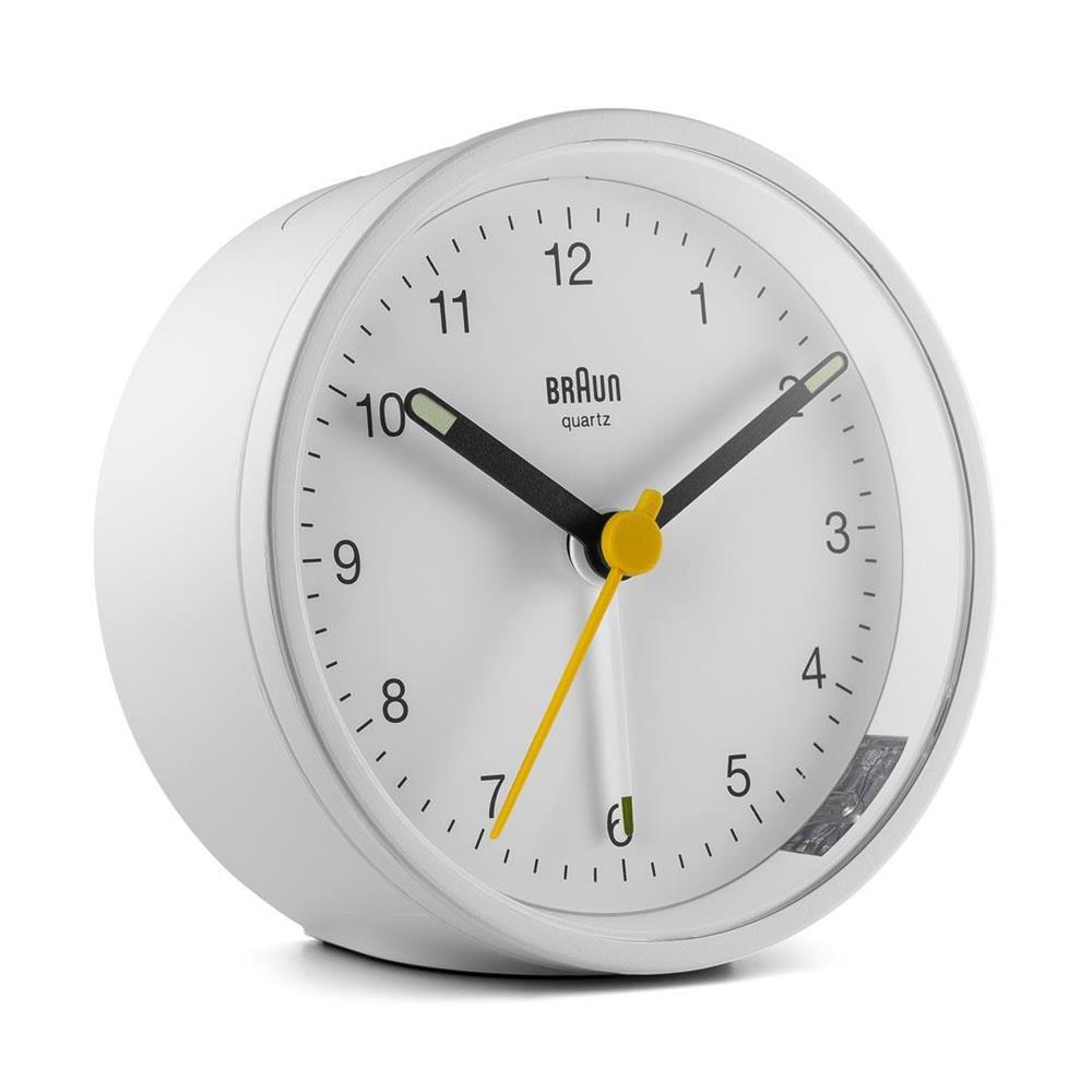Relógio Despertador Braun Bc 12 W Branco