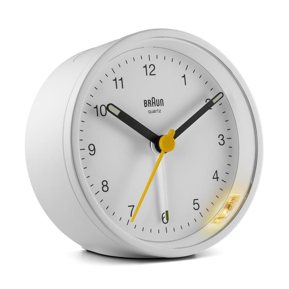 Relógio Despertador Braun Bc 12 W Branco