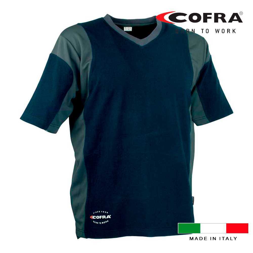 T-shirt Cofra Java Azul Marinho/cinzento - Tam. M