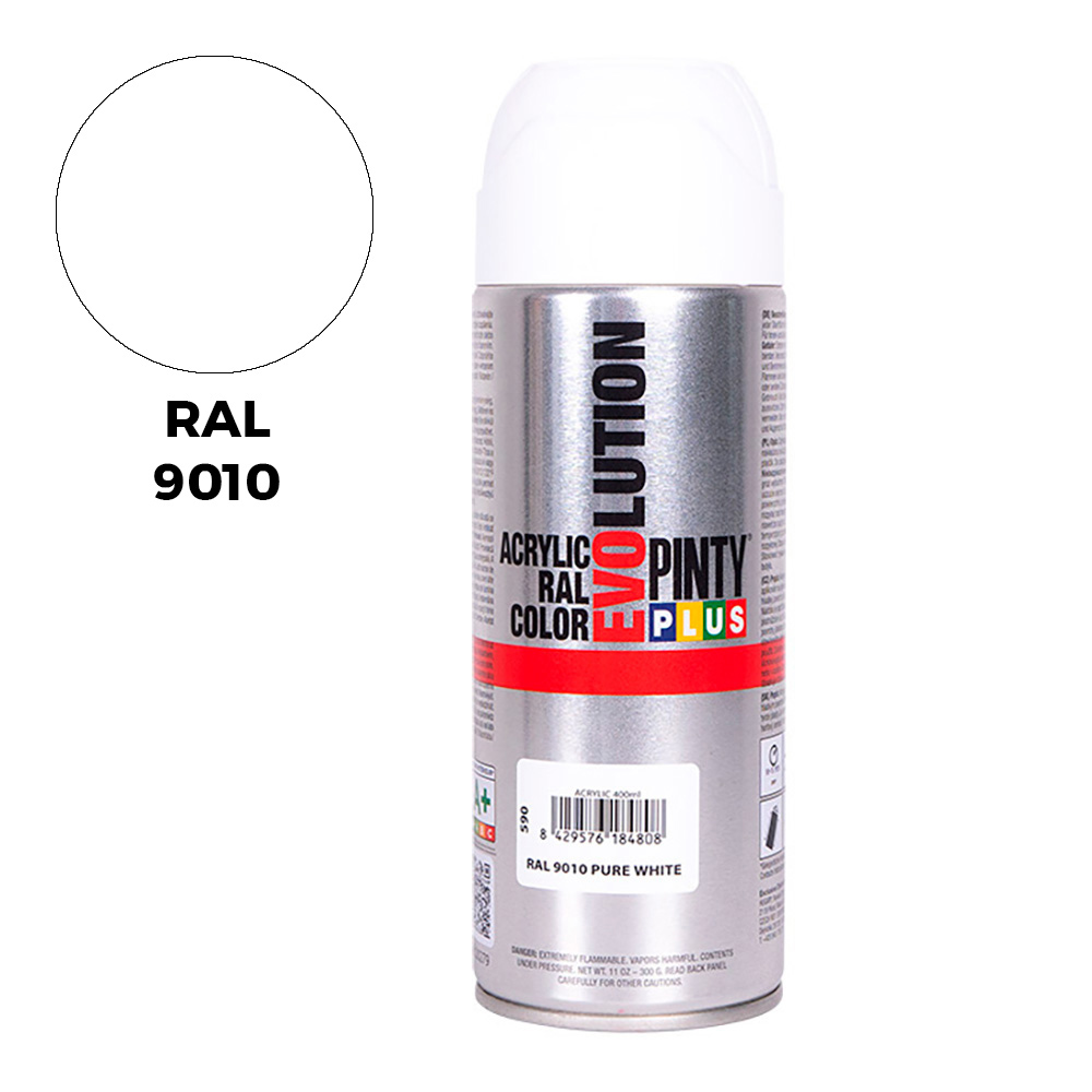 Spray Ral 9010 Branco Brilhante 400Ml