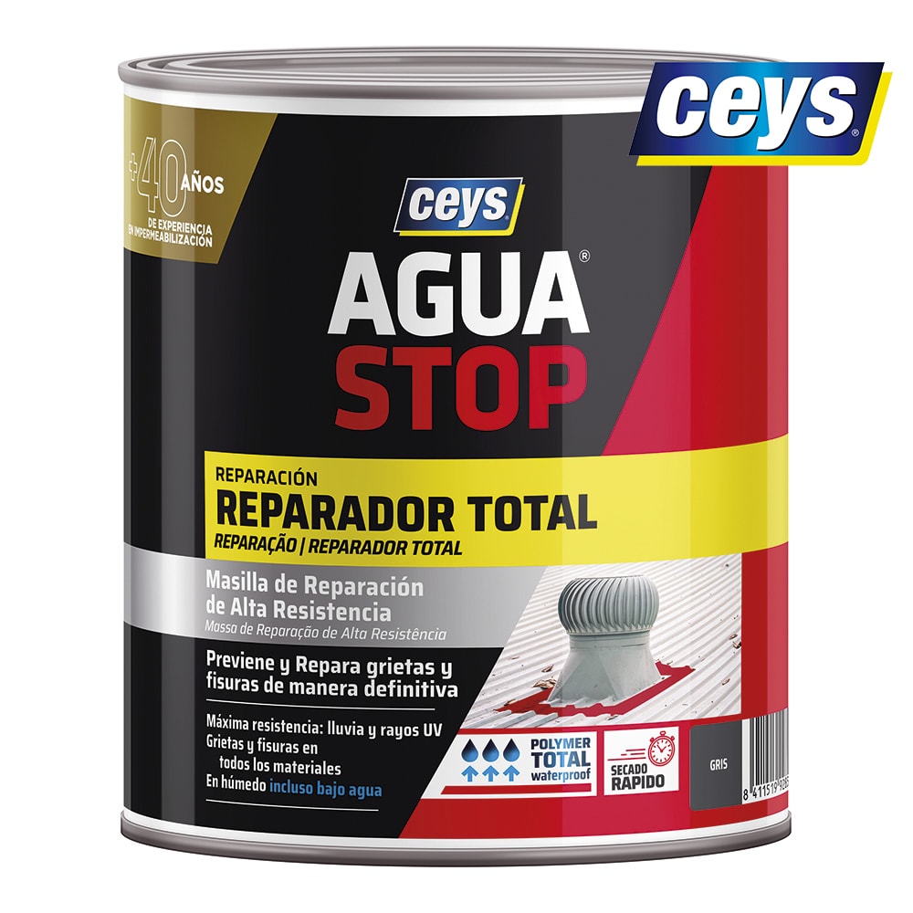 Agua Stop Reparador Total Cinzento 1kg 902850 Ceys