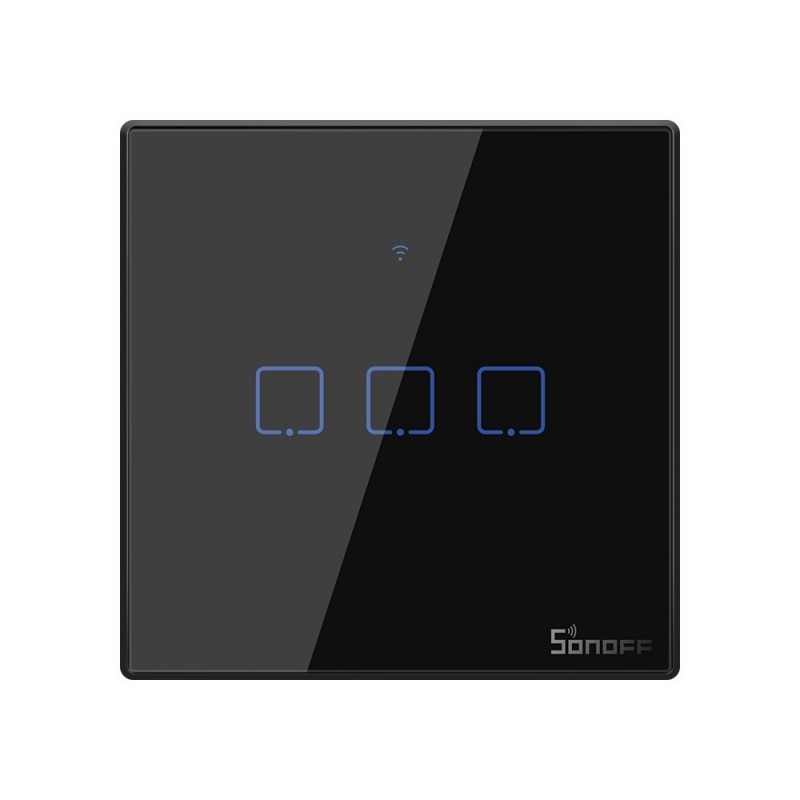 Smart Switch Wifi Rf 433 Sonoff T3 Eu Tx - 3 Kanály