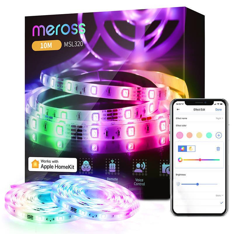 Chytrý Svetelný Pásek Wi-Fi Msl320 Meross (Homekit)