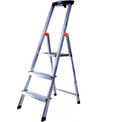 Krause Safety Folding Ladder Silver