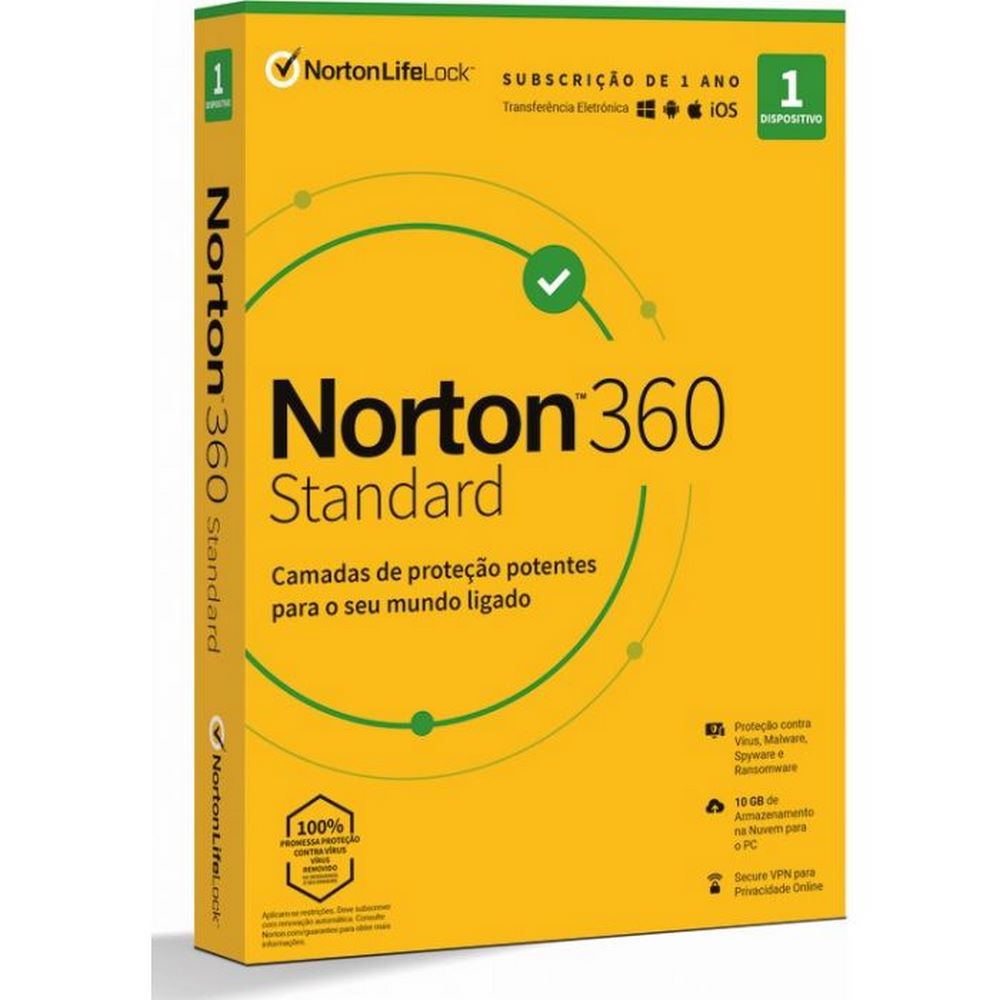 NORTON 360 STANDARD 10GB PO 1 USER 1 DEVICE 12MO .
