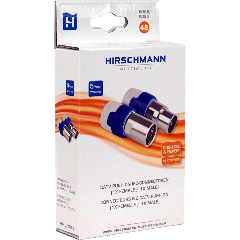 Hirschmann 695020572 Conector Coaxial Iec 75 o