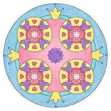 Desenhos para Pintar Ravensburger Design Unicorn Mandala 