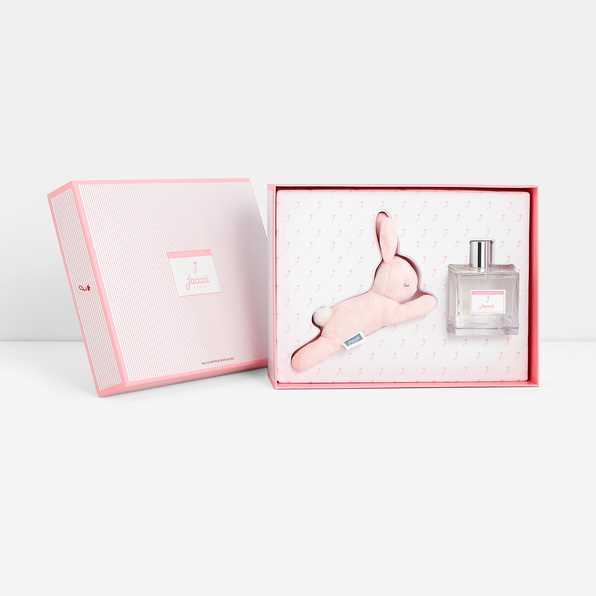 Conjunto de Perfume Infantil Jacadi Paris Tout Petit Cor de Rosa 2 Peças 