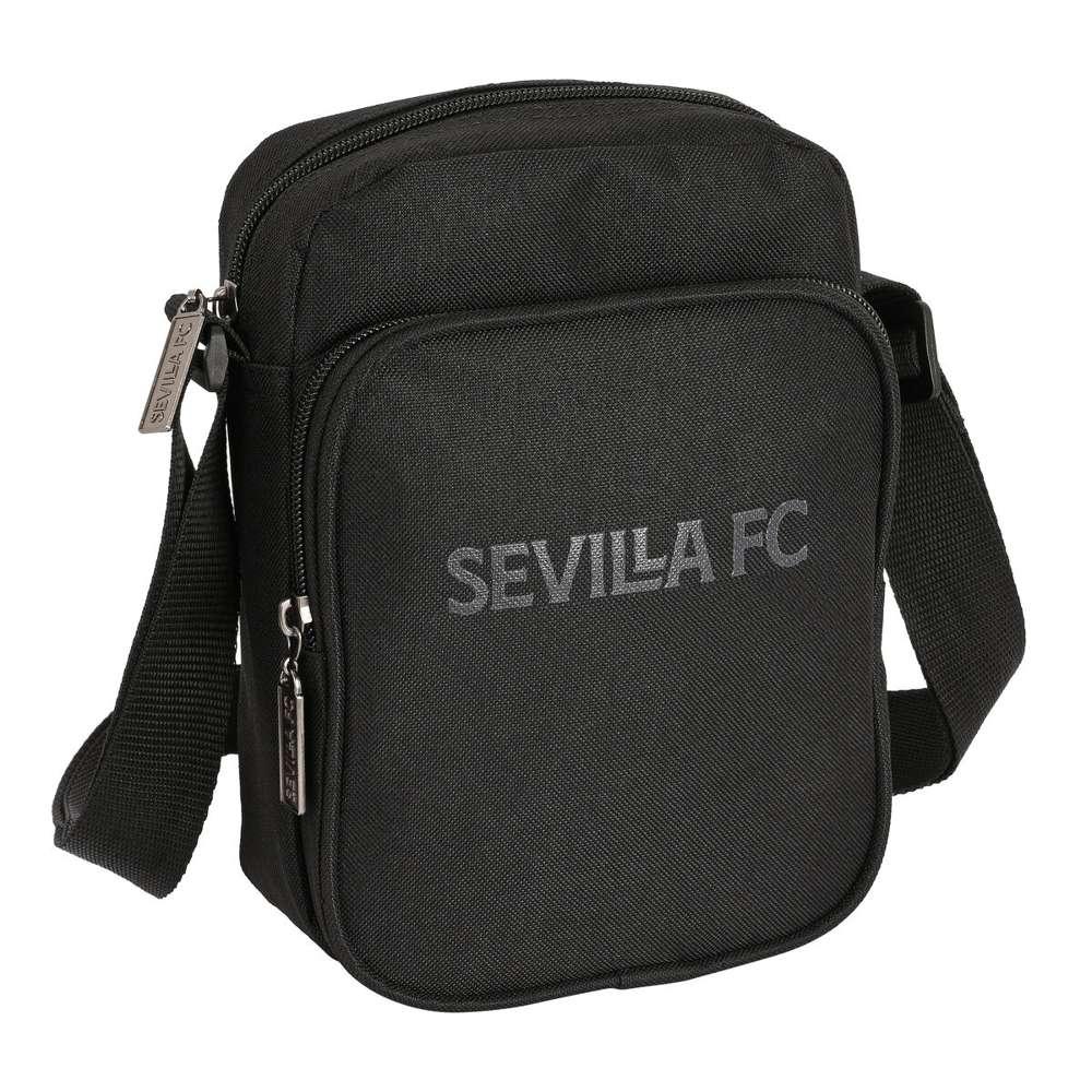 Mala a Tiracolo Sevilla Fútbol Club Teen 16 X 22 X 6 Cm Preto 