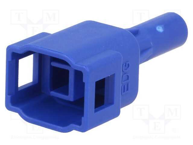Conector: Fio-Fio, 572,E-Seal, Macho, Ficha, com Cabo, Pin: 1, Azul