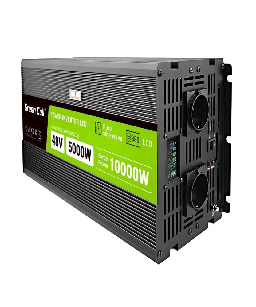 Green Cell Powerinverter Lcd 48 V 5000w/10000w
