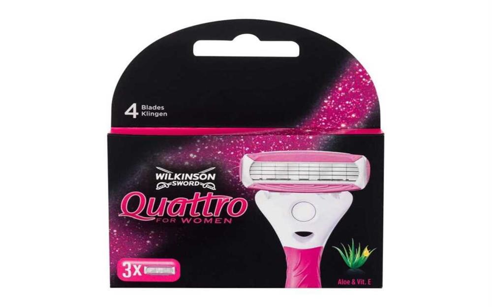 Replacement Blade Quattro For Women  3pc