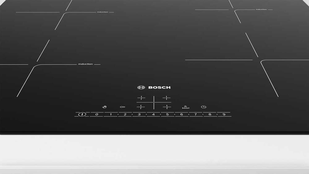 Bosch Serie 6 Pue611fb1e Hob Black Built-In Zoneless Induction Hob 4 Zone(S)