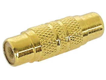 Female Rca To Female Rca - Gold