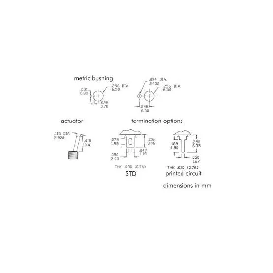 Interruptor Toggle Vertical - On-On