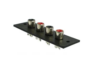 4p Amp Rca Plug - Nickel