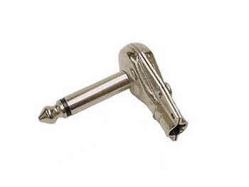 Ficha Jack 6.35 Macho Mono Metal Prateada 90