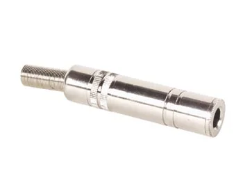 Ficha Jack 6.35 Femea Stereo Extensao Metal