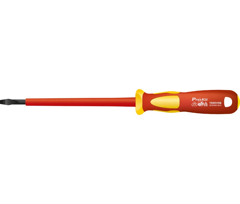 Chave de Fenda 1.2x8x175mm Isolada Proskit