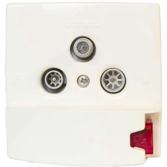 Terminal Rj 45 Cat.6 Tv-R-Dados/Sat Televes - ( Enc Min 10 Unid)