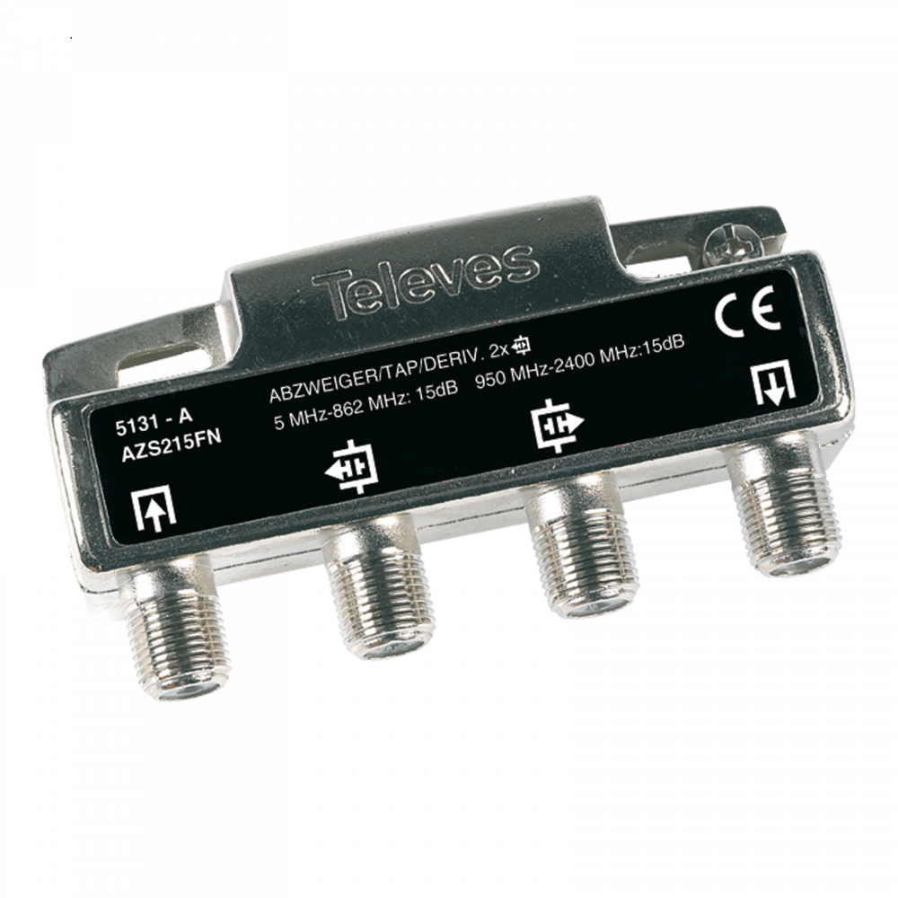 Derivador 2d 15db 5-2400mhz Telev&eacute;s