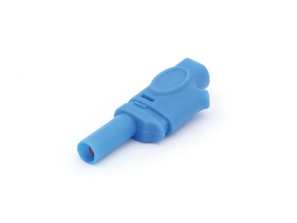 Iec1010 Banana Plug 4mm Stackable - Blue