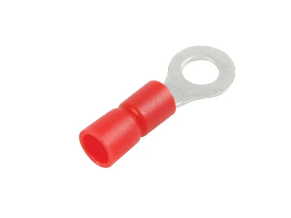Terminal Isolado Redondo Vermelho 5.3mm