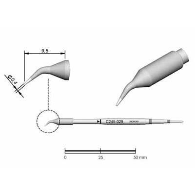 Ponta Curva 0.4mm Jbc