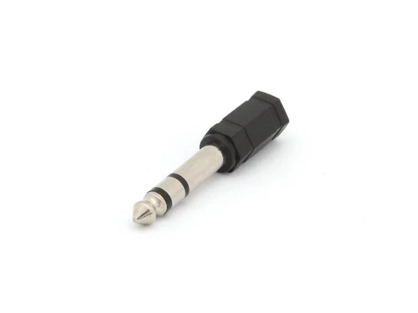 Adaptador Jack 6.35 Macho para Jack 3.5 F&ecirc;mea