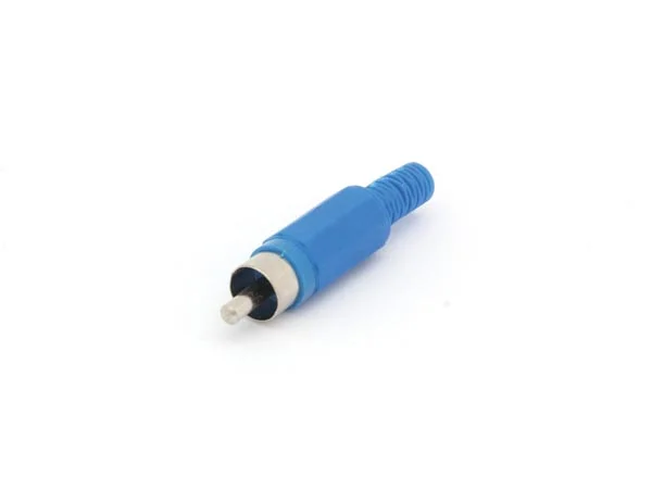 Enchufe Rca Macho - Azul