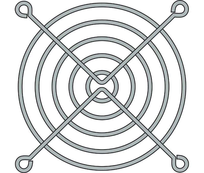 Grelha Protetora Para Ventoinha 60x60mm