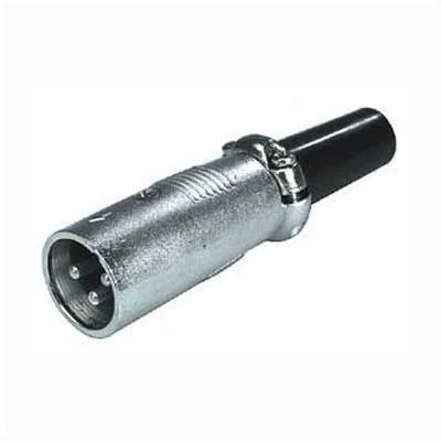 Ficha Xlr 3P (M) Com Grampo