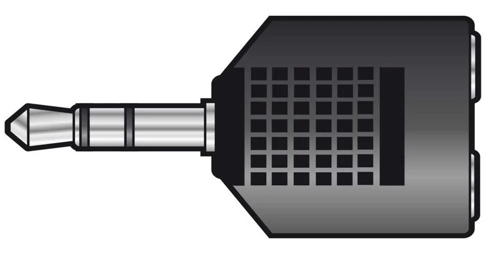 Adaptador Jack 3.5 Macho Stereo 2 Jack 3.5 F&ecirc;mea