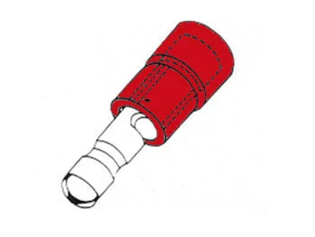 Cubreborne Cil&iacute;ndrico Macho Rojo 4.9mm