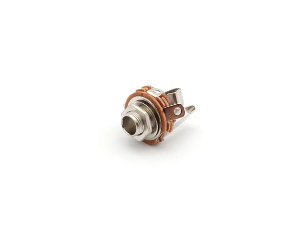 Conector Jack F&ecirc;mea 6.35mm - Chas. Circuito Aberto