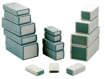 Caja de Pl&aacute;stico - Gris Oscuro - 90 X 56 X 16 Mm