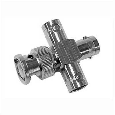 Adaptador Bnc Macho a 3 Bnc Hembra