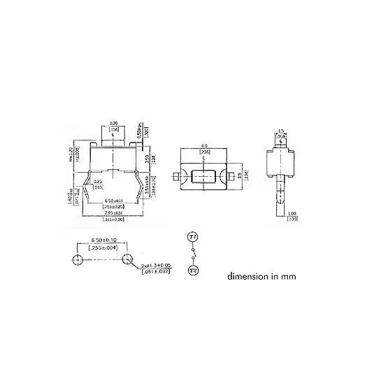 Interruptor Tatil 4.2mm
