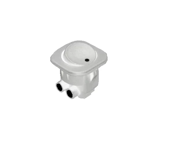 Interruptor Unipolar 2 Posi&ccedil;&otilde;es Branco