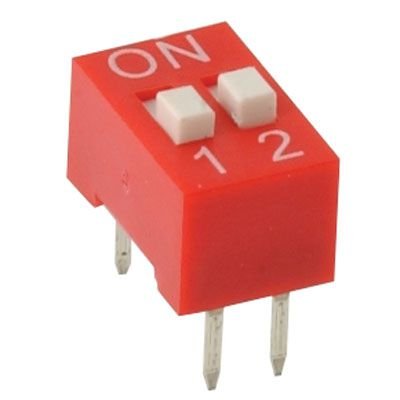 Interruptor Dip 2 Posiciones Verticales