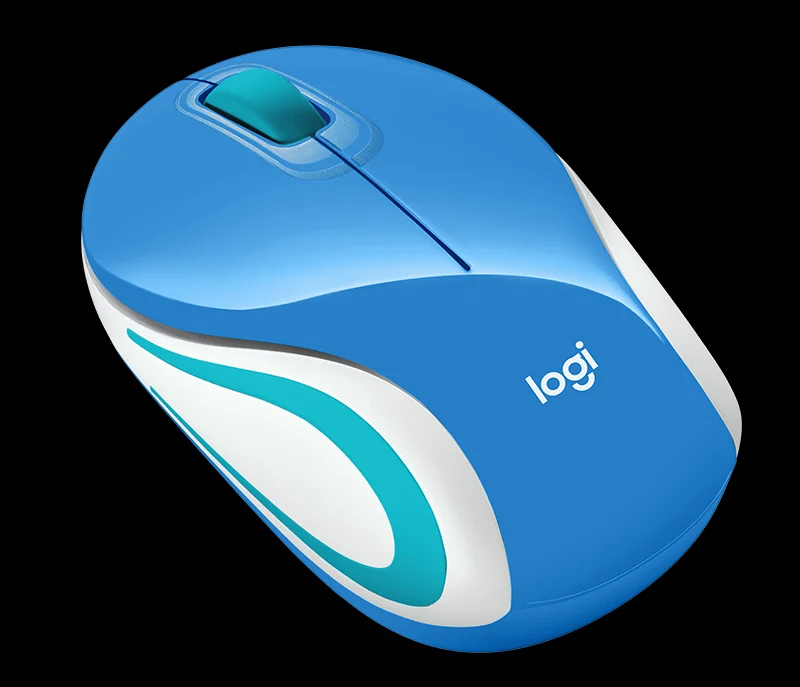 Logitech Wireless Mouse M187 Blue Retail