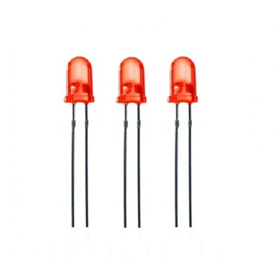 Led 3mm Vermelho Pisca