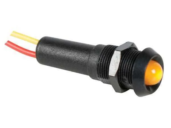 Led Lamp 12v Yellow - Black Housing