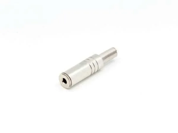 Ficha Jack 3.5 F&ecirc;mea Stereo Extens&atilde;o Metal