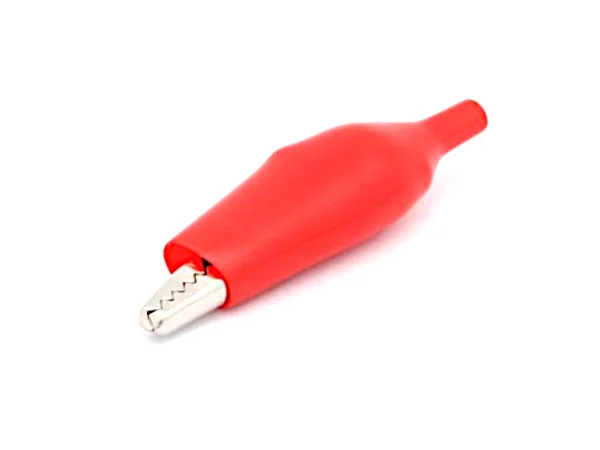 Cocodrilo 60mm Aislado Rojo