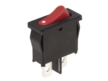 Interruptor Rocker 6a-250v - On-Off - Verm. Tecla