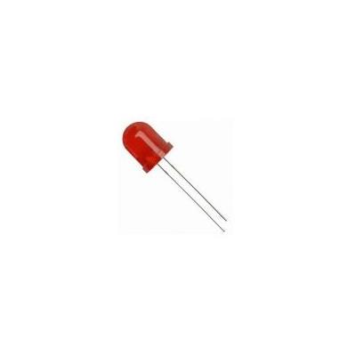 Led 10mm Rojo Transparente